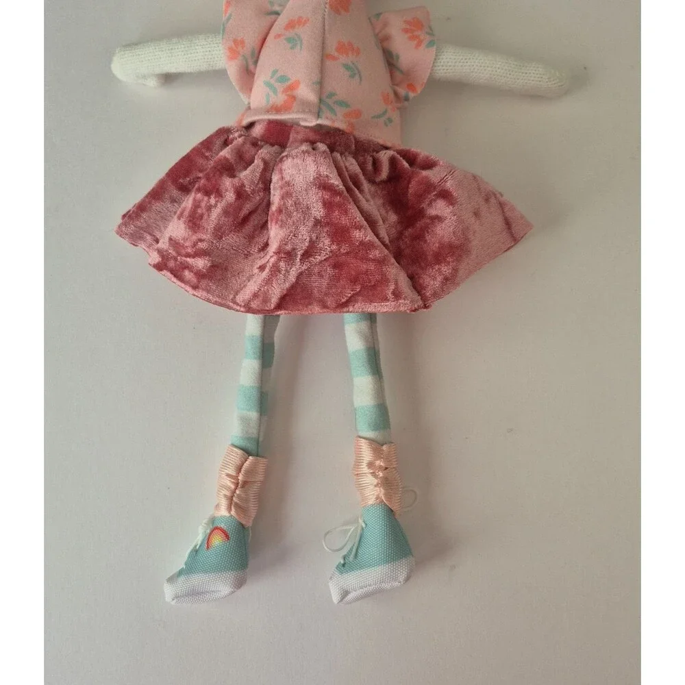 Hopscotch Lane Soft Body Floppy Plush Cleo the Cat Lovey Doll 13 Inches